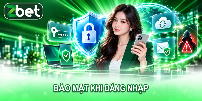 Người dùng bảo vệ phiên đăng nhập ZBET bằng mật khẩu riêng và thiết bị tin cậy