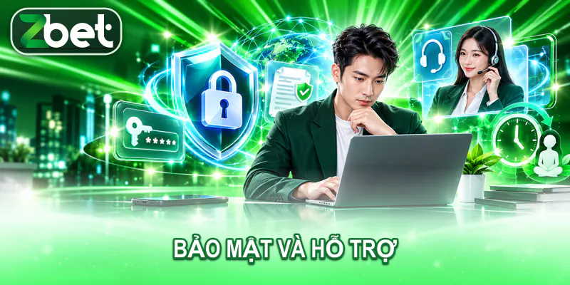 Bảo vệ tài khoản giao dịch và liên hệ hỗ trợ ZBET