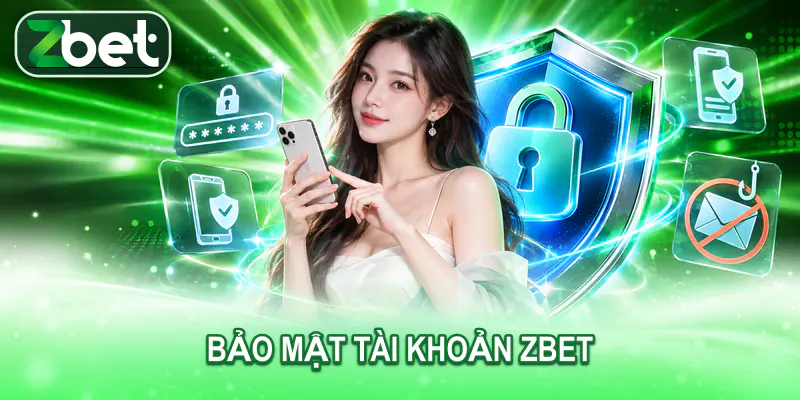 Bảo mật tài khoản ZBET Người dùng bảo vệ tài khoản ZBET bằng mật khẩu riêng và xác thực bổ sung