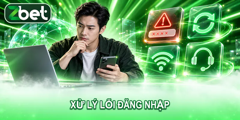 Người dùng chẩn đoán và xử lý lỗi đăng nhập ZBET