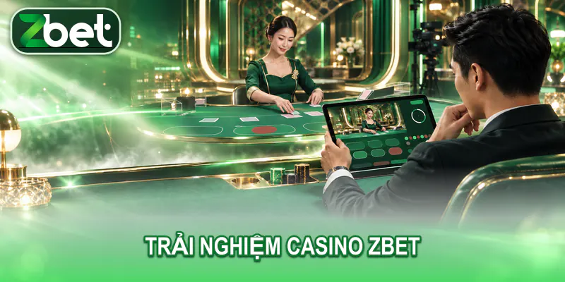 Nam người chơi trưởng thành tương tác với dealer live qua máy tính bảng